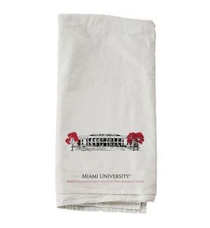 Building 2 Randy Gunlock Performance Center Miami University Towel